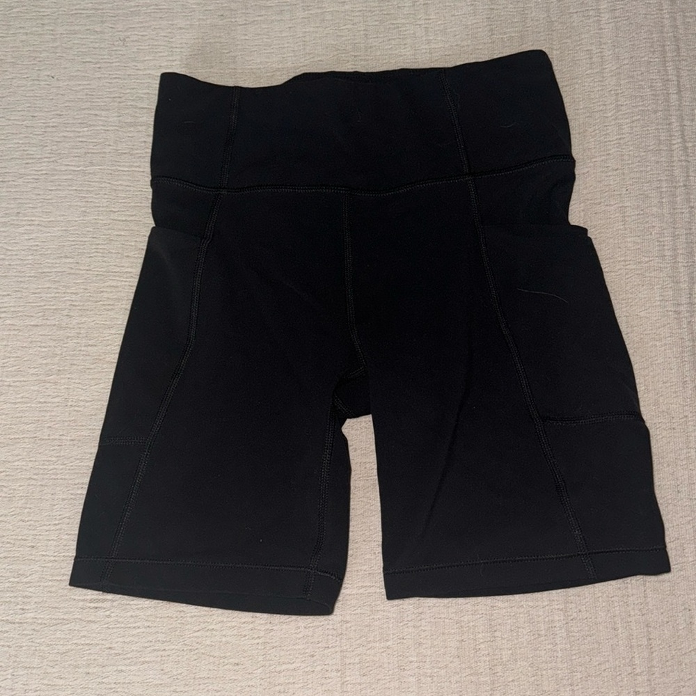 Athleta black biker shorts